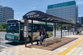 防府駅南口バス停